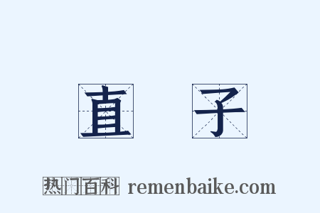 直腸子是什么意思的图片